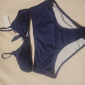 NWT ReaLeaf Navy two piece XL